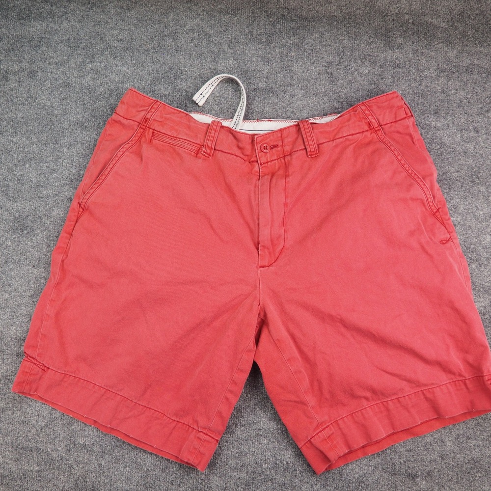 Polo Ralph Lauren Shorts Mens 36 Chino Red Preppy Old Money Coastal Hamptons